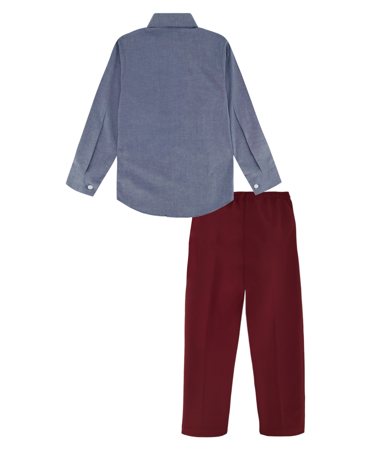 Tommy Hilfiger Toddler and Little Boys Th Flex Performance Stretch Pant, Shirt, and Bowtie, 3-Piece Set