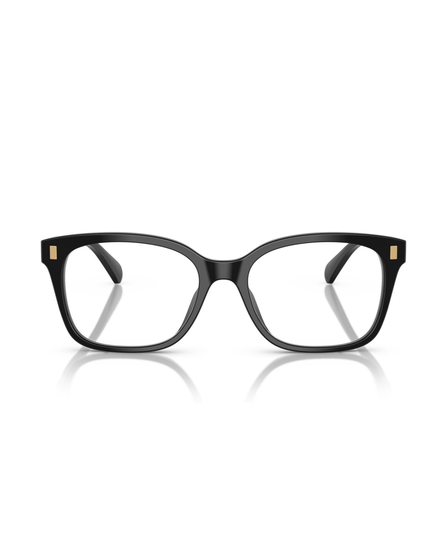 Женские очки Ralph by Ralph Lauren Ralph Woman Rectangle Plastic RA7174U Eyeglasses, цвет: Блестящий чёрный — фото 2