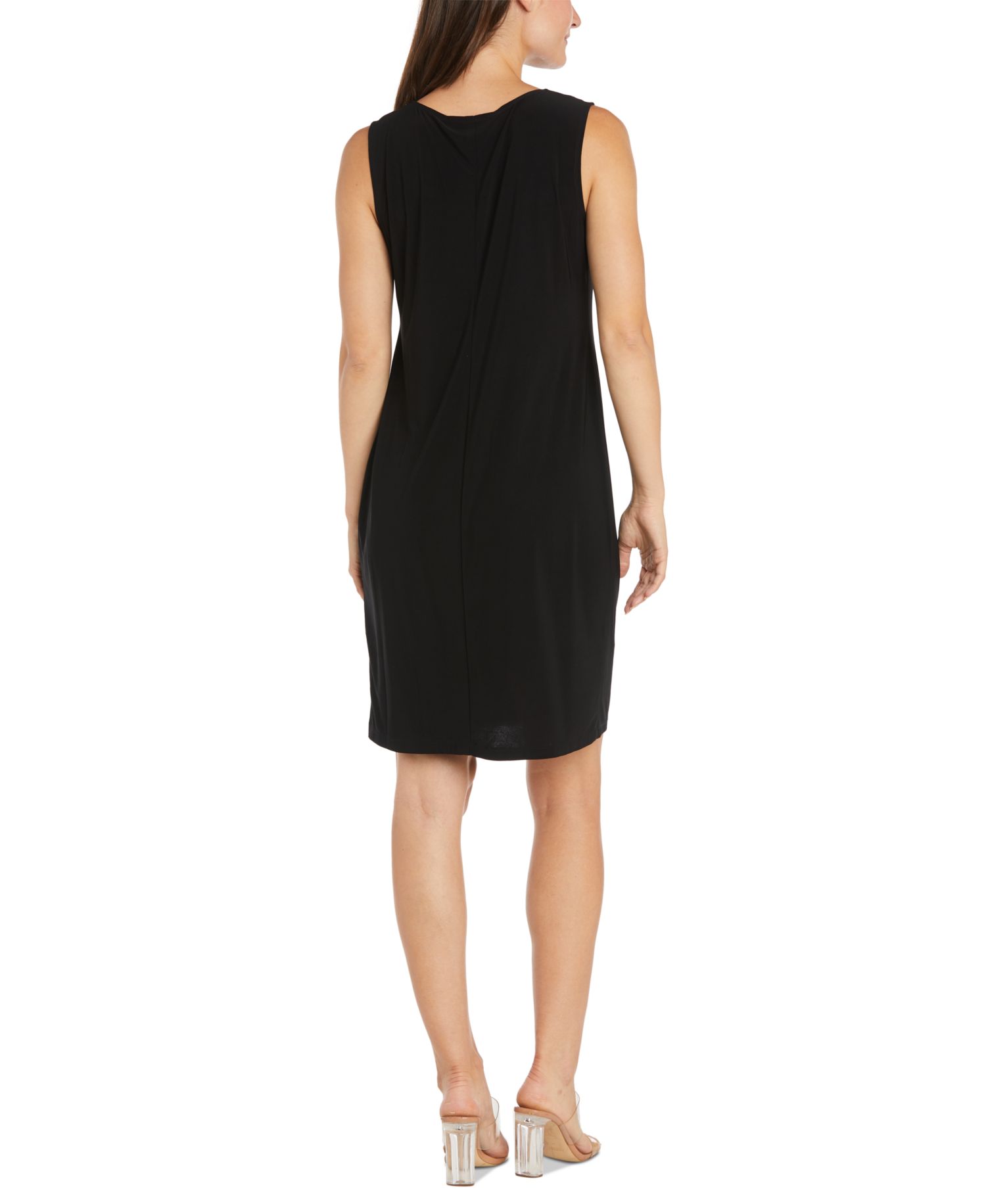 Women's 2Pc. Rhinestone-Trim Sheath Dress & Open-Front Jacket