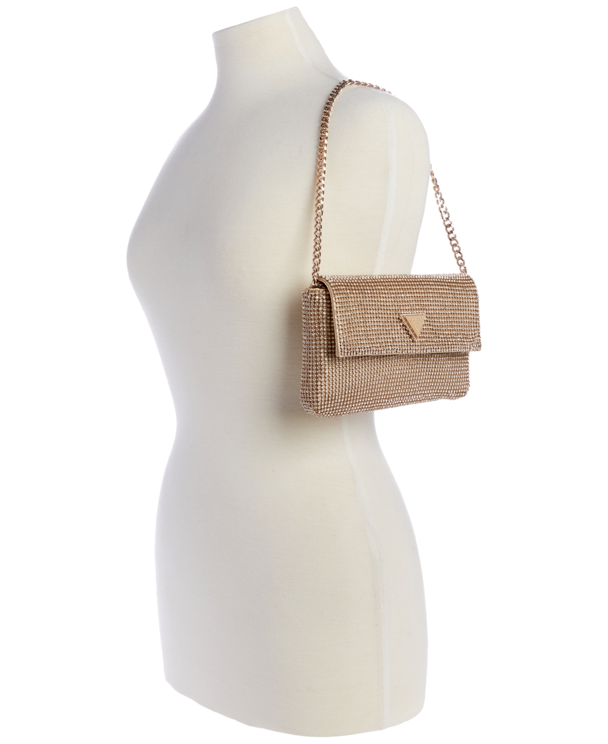 Guess Zalina Rhinestone Flap Clutch