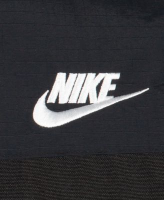 Little Boys Outdoor Woven Hooded Colorblocked Jacket	