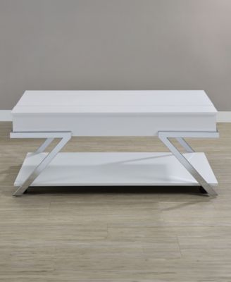 Zena 48" Metal Cocktail Table