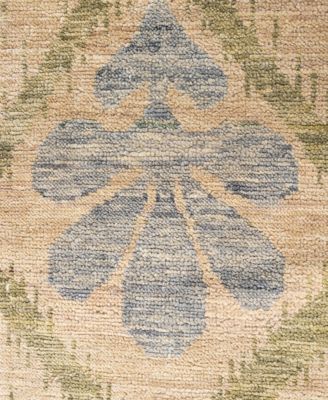 Shop Adorn Hand Woven Rugs Indian Ooak M6314 Rug Collection In Ivory