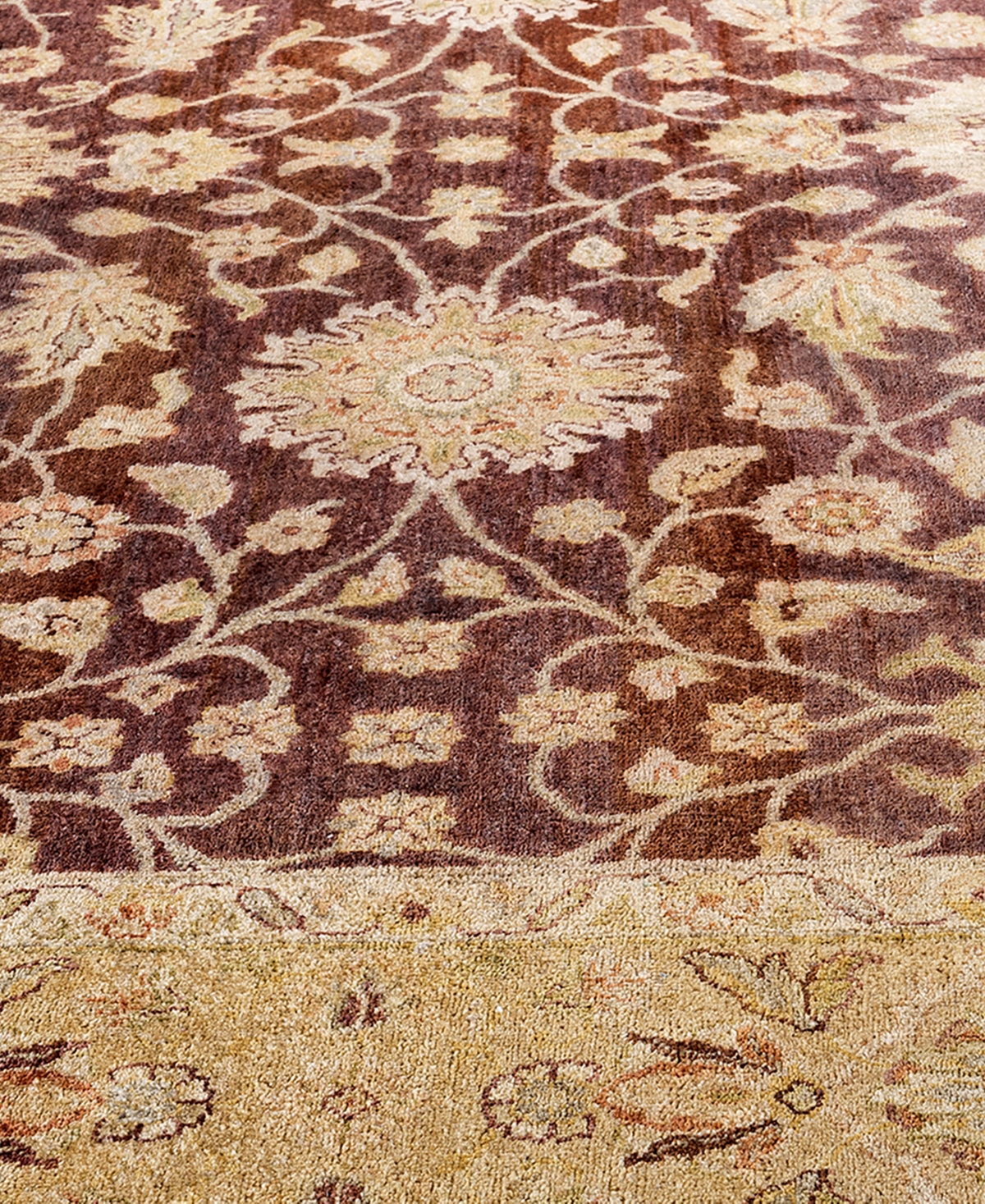 Adorn Hand Woven Rugs Indian Ooak M5717 9'1''x11'10'' Area Rug