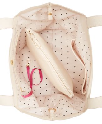 Jyyll Large Solid Tote with Removable Pouch, Exclusively at Macy's 