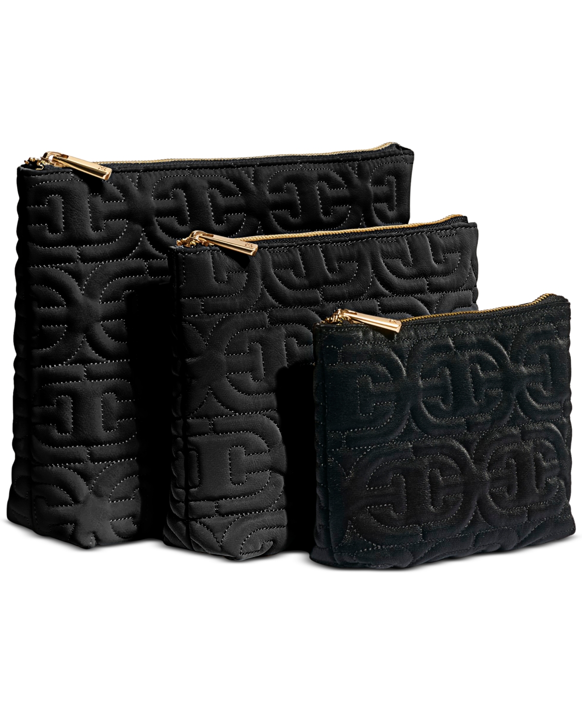 SAM EDELMAN ETHYL 3-PIECE TRAVEL POUCH SET 