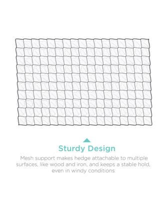 Artificial Faux Ivy Hedge Privacy Fence Screen for Outdoor Decor, Garden, Yard