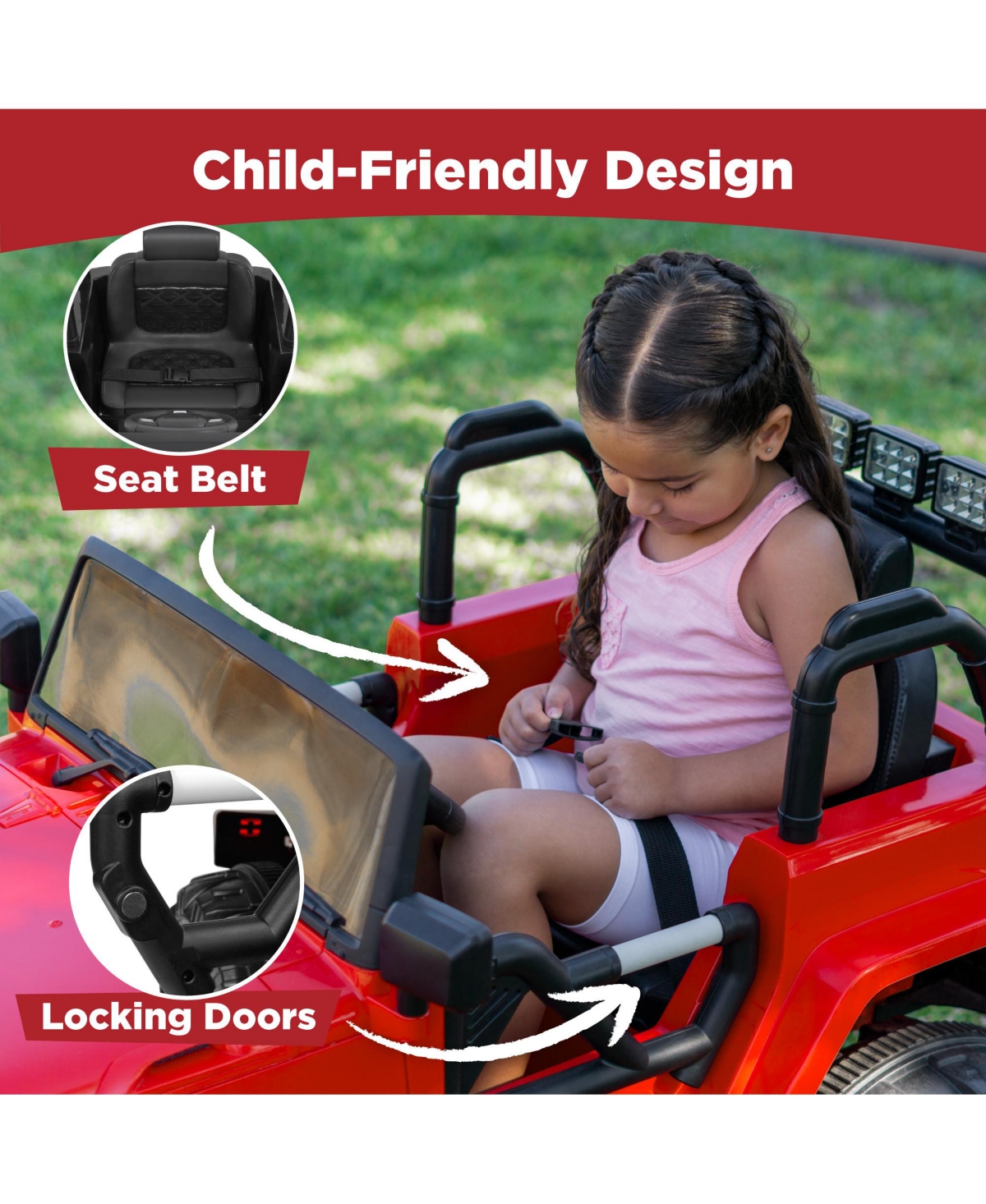 Best Choice Products 12V Kids Ride On Truck Car w/ Remote Control, Spring Suspension, Bluetooth, Led Lights