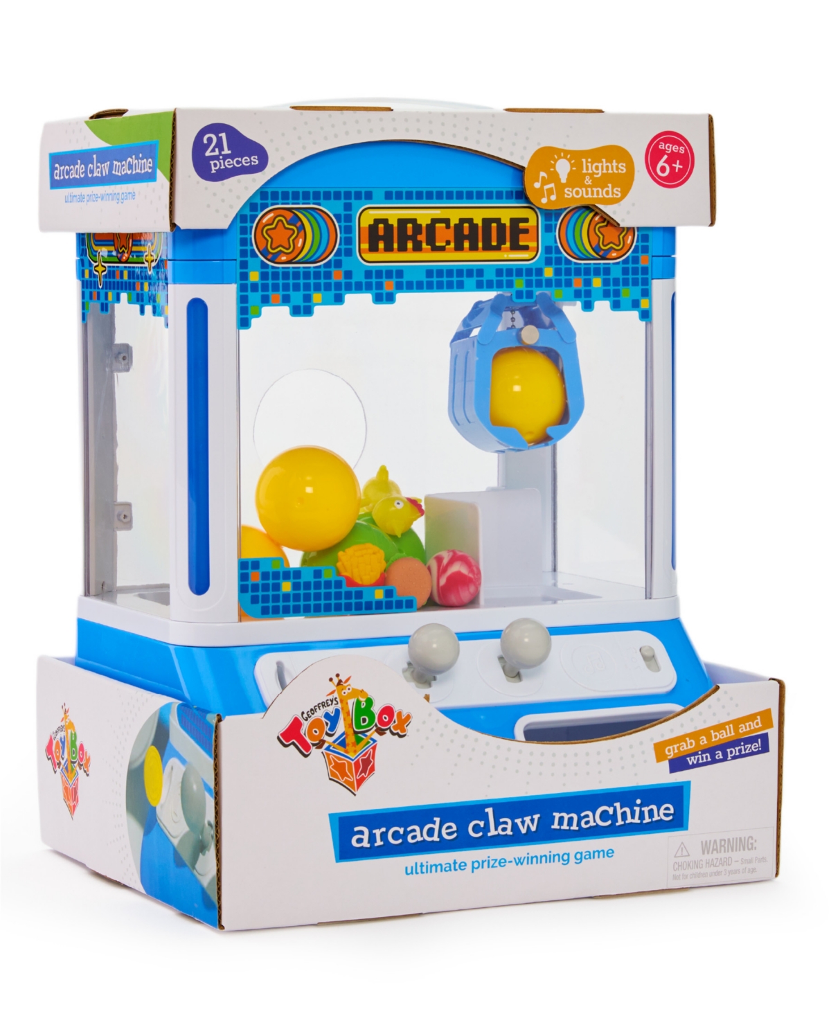 Geoffrey's Toy Box Arcade Claw Machine Ultimate Prize-winning Game In No Color