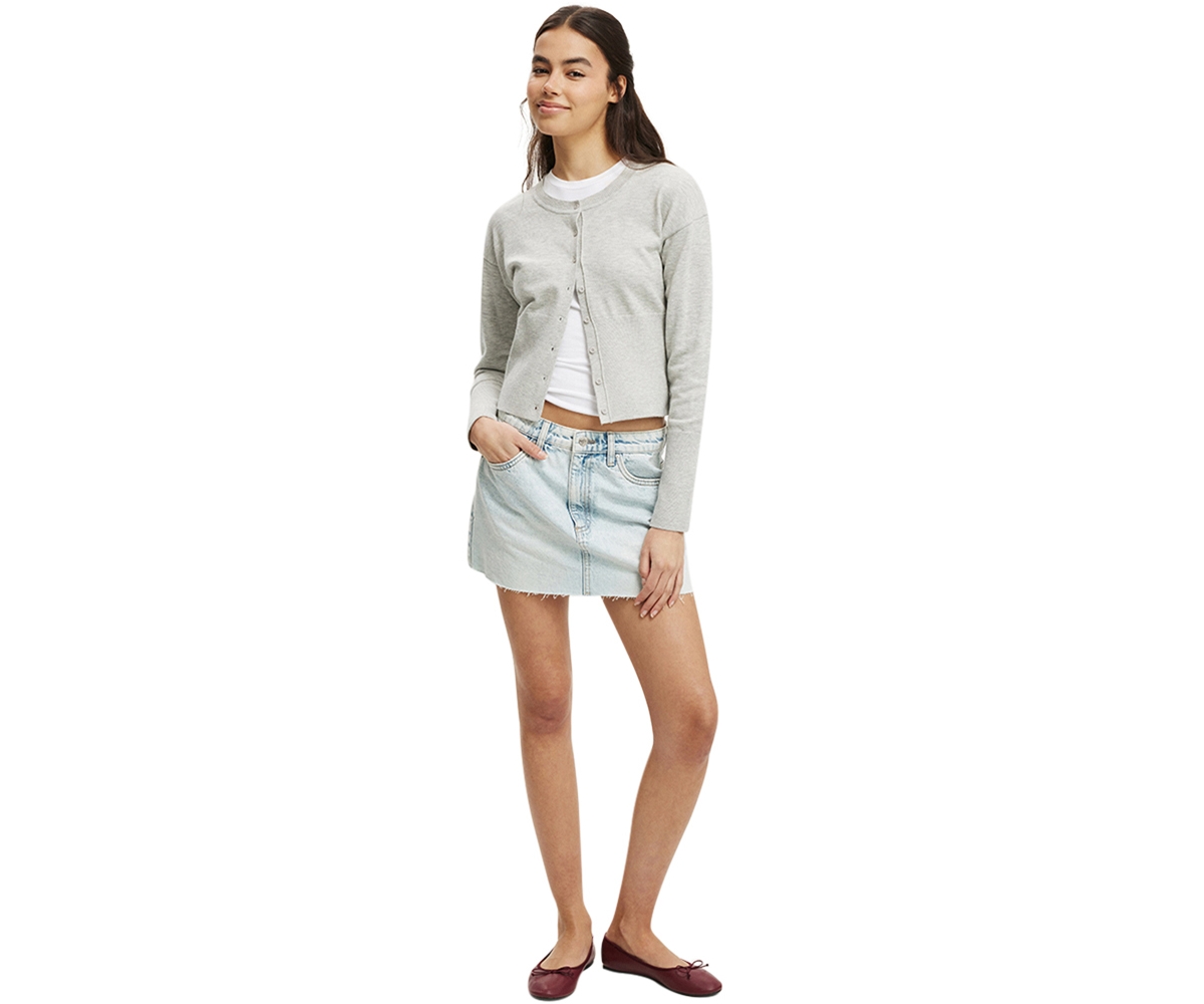 Cotton On Women's Everfine Round Neck Cardigan