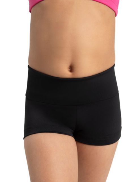 Трусы-шортики Fold-Over для девочек — Capezio, цвет: Чёрный