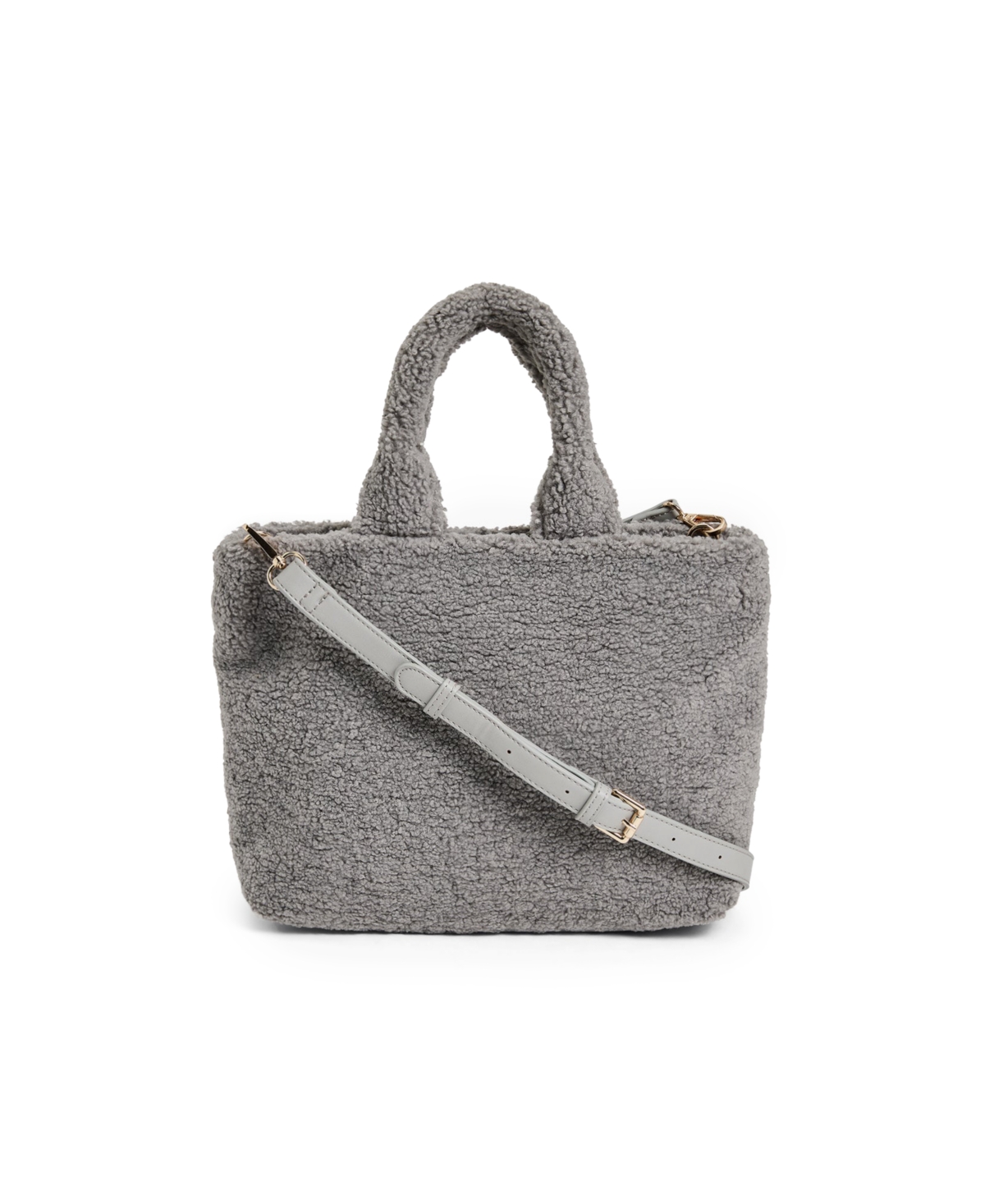 Lumi Sherpa Shoulder Bag - Gray