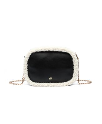 Holly Sherpa Leather Crossbody Bag
