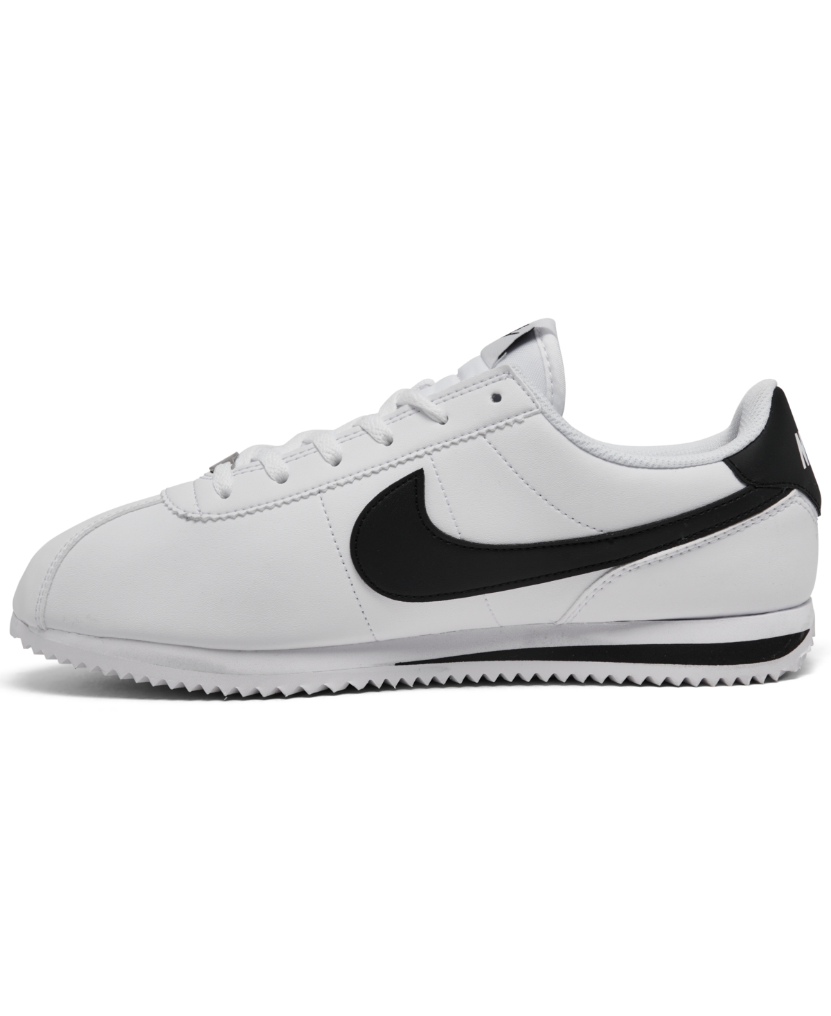 Nike Big Kid's Cortez Casual Sneakers from Finish Line -black