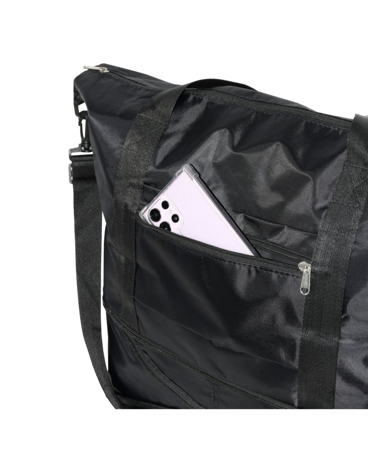Женская сумка Nicci Ladies Weekender Duffel Expandable, цвет: Чёрный — фото 7