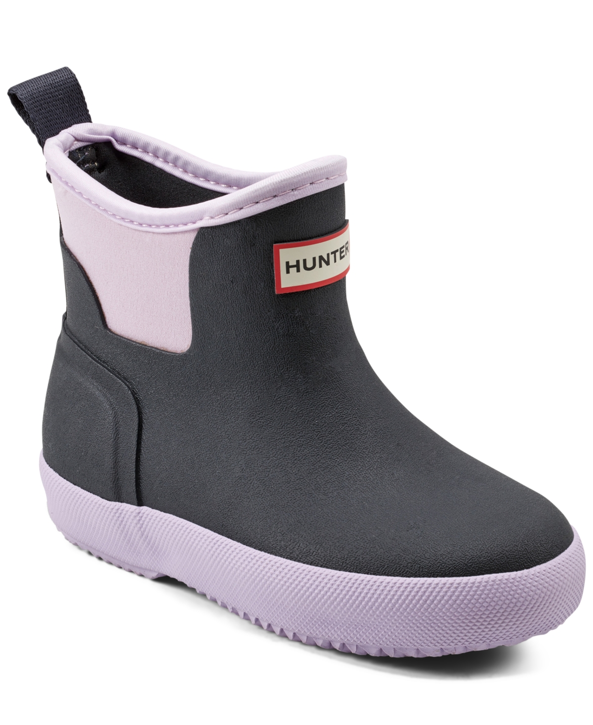 Hunter Little Kid's Finley Pull-on Waterproof Rain Boots From Finish Line In Dark Blue