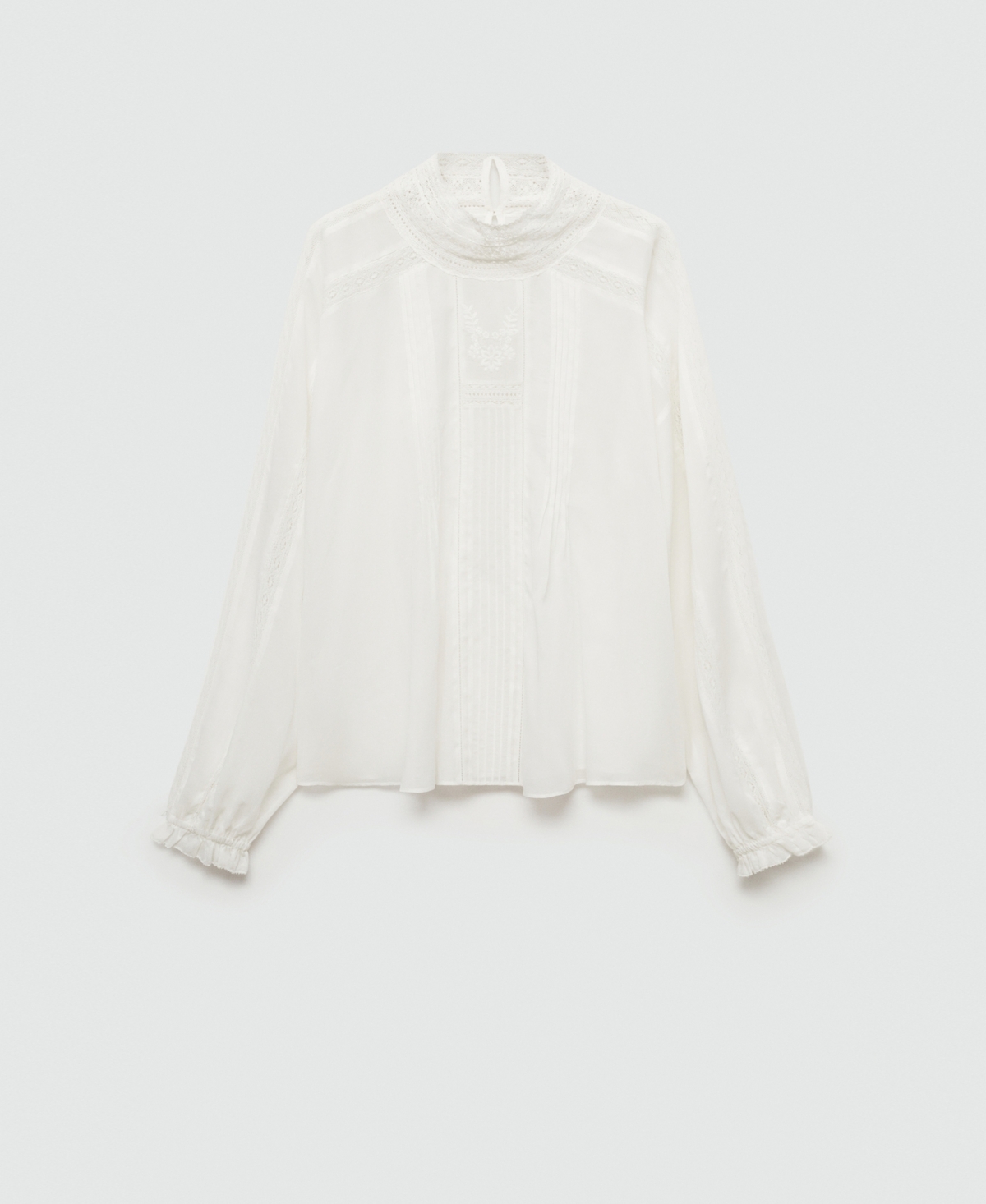 Mango Women's Embroidered Details Blouse