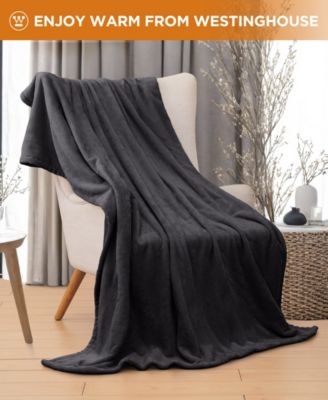 Heated Flannel Blanket, Twin