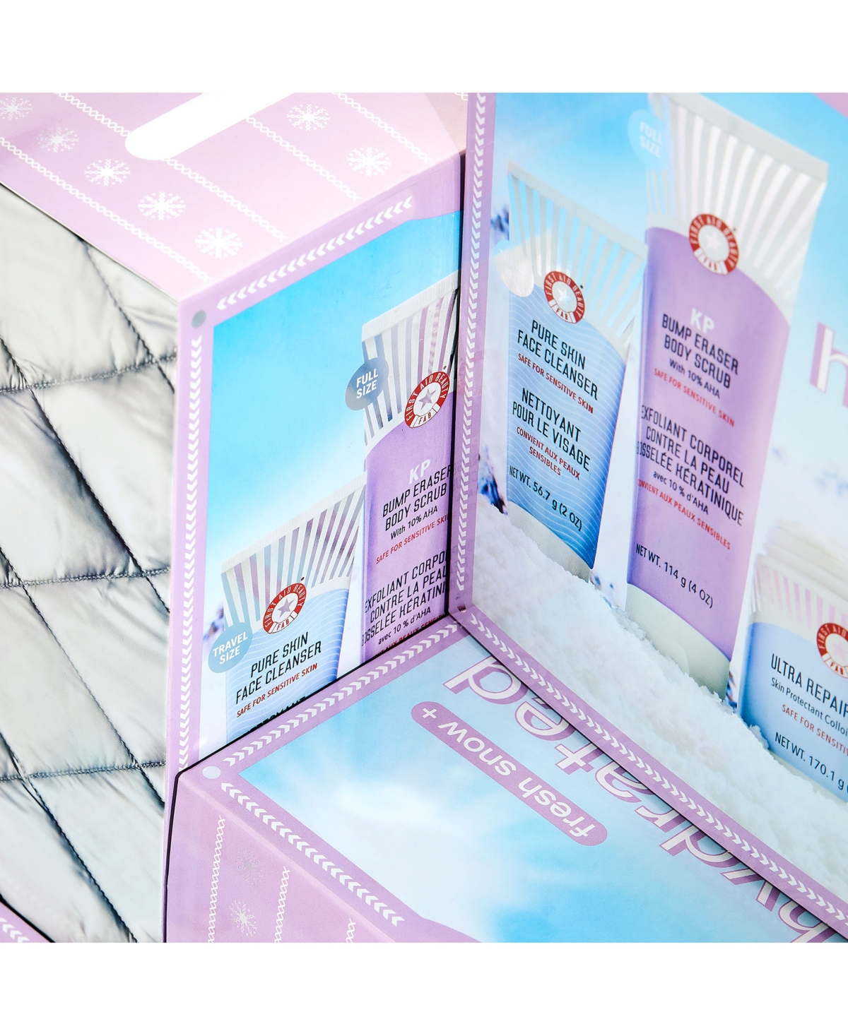 First Aid Beauty Bundle Up + Hydrate Holiday Gift Set - Full Face Skincare Routine