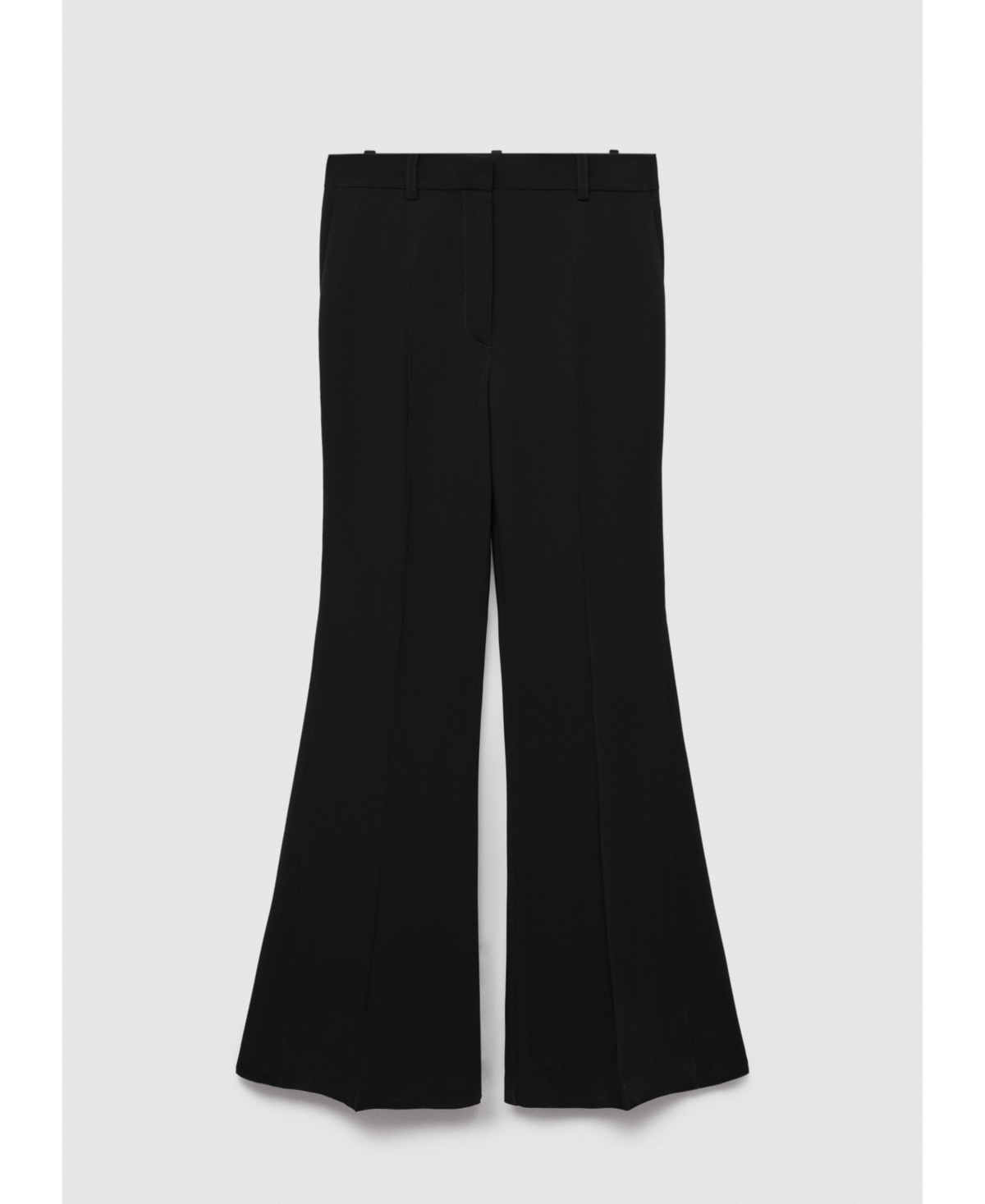 Shop Mango Women's Maxi Flare Pants In Black