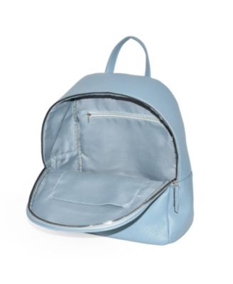 Backpack with front zipper pocket