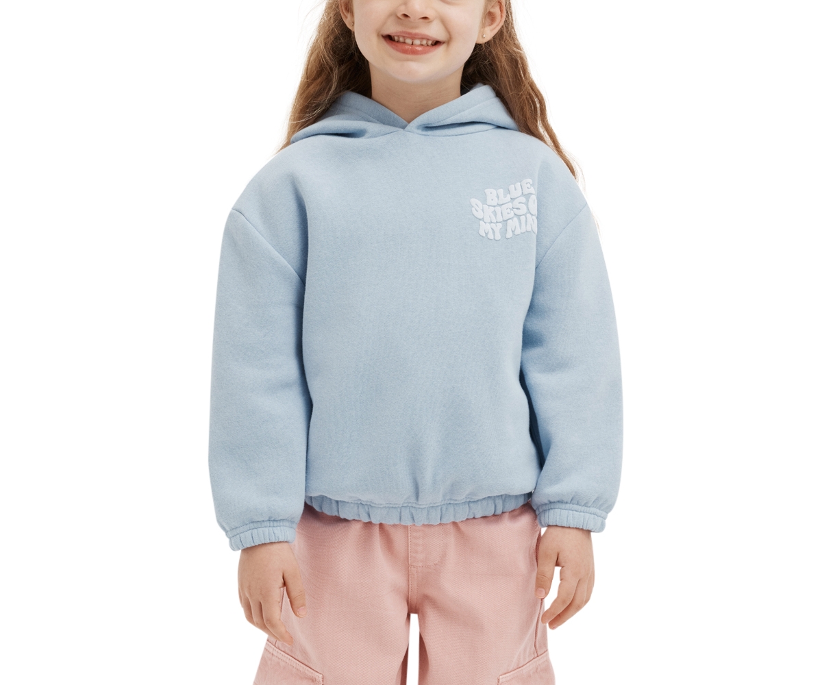 Cotton On Little Girls Little/Big Serena Slouch Hoodie -/ skies