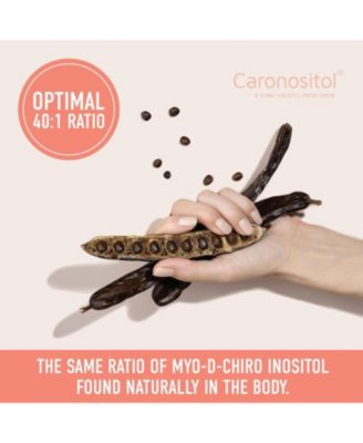 Myo-Inositol & D-Chiro Inositol for Women's Hormone Balance, Ideal 40:1 Ratio, Menstrual Cycle & Ovarian Health Support Supplement, 120ct