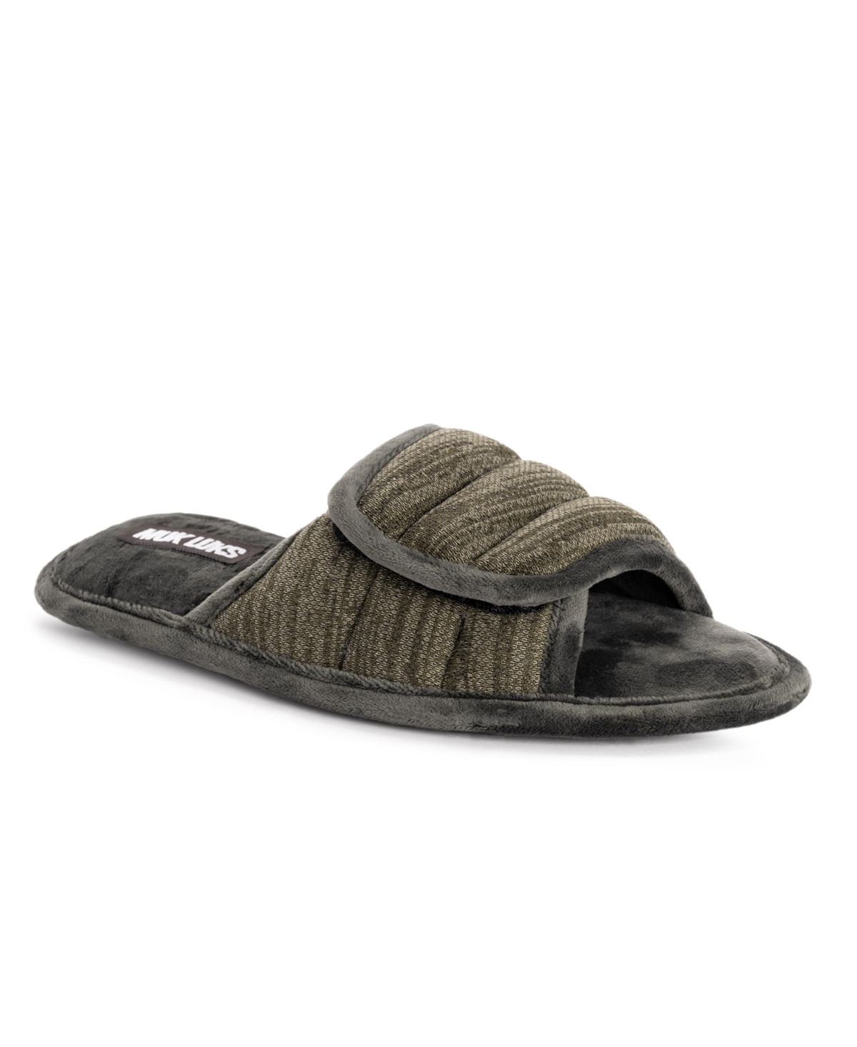 Men's Maverick Slide Slippers, Ebony/Charcoal, S (8-9) - Green gable/olive