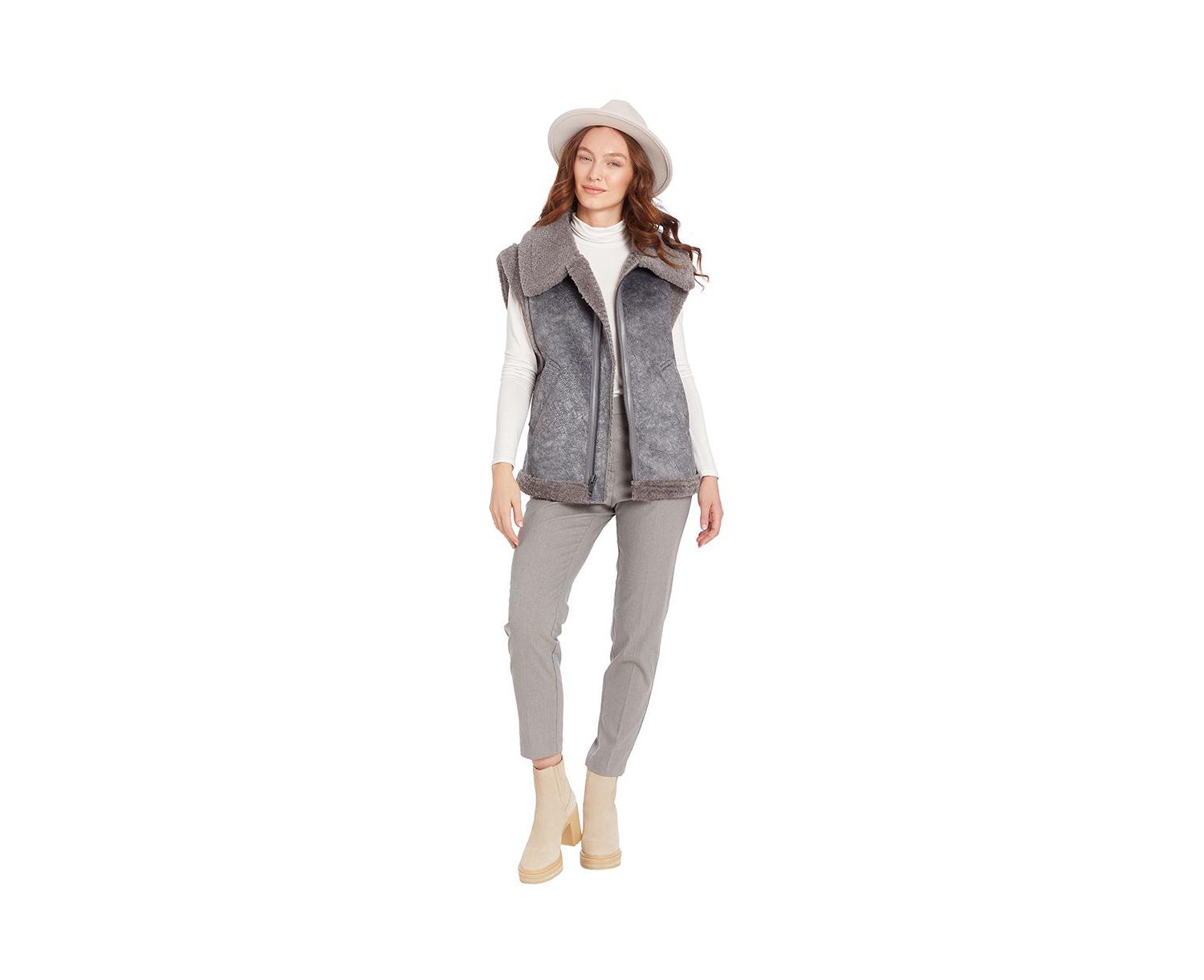 Women's Sarah Faux Shearling Vest