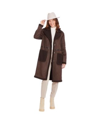 Women's Sharika Faux Shearling Coat