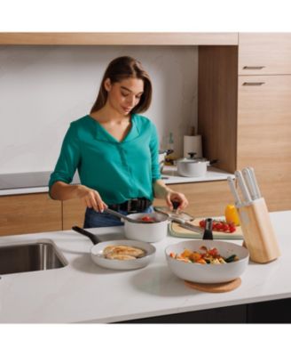 Leo Glints Nonstick Recycled Aluminum Wok Pan 11", 4qt.