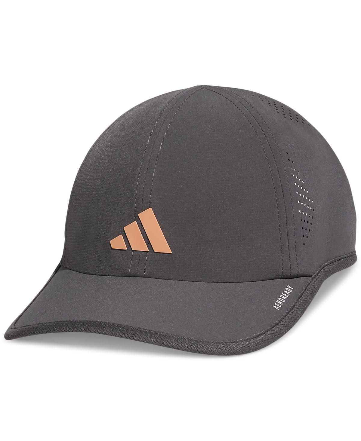Adidas Originals Women's Superlite 3 Stripe Adjustable Hat In Grey Six,rose  Gold | ModeSens