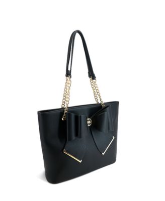 Aubrey Bow Large Tote Bag