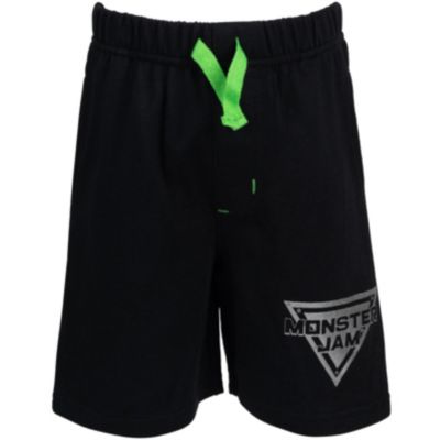 Toddler Boys Grave Digger El Toro Loco Megalodon T-Shirt Tank Top and French Terry Shorts 3 Piece Set to