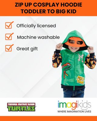 Boys Fleece Zip Up Cosplay Hoodie