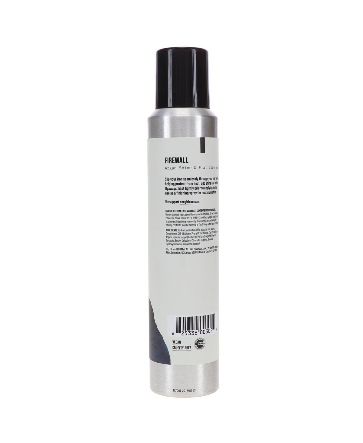 Ag Care Firewall Argan Shine & Flat Iron Spray One Girl Can Edition 5