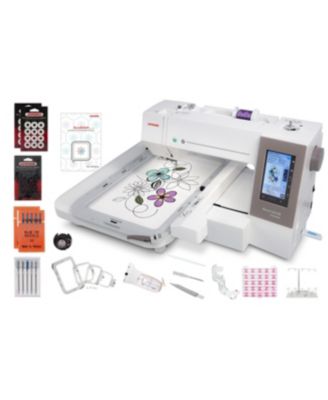 Memory Craft 550E Limited Edition Embroidery Machine w/ Bonus Bundle