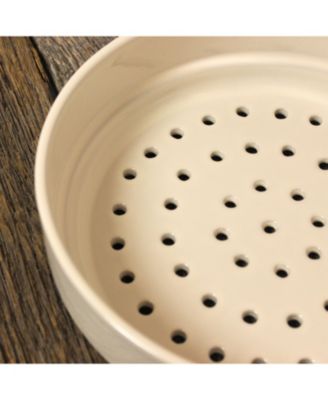 Ron 9.75" Stoneware Steamer Insert