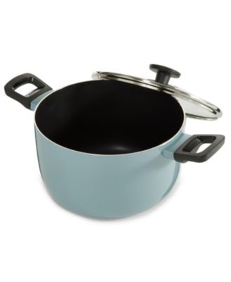 Sage Nonstick Aluminum Stockpot 9.5", 5.9qt. With Glass Lid