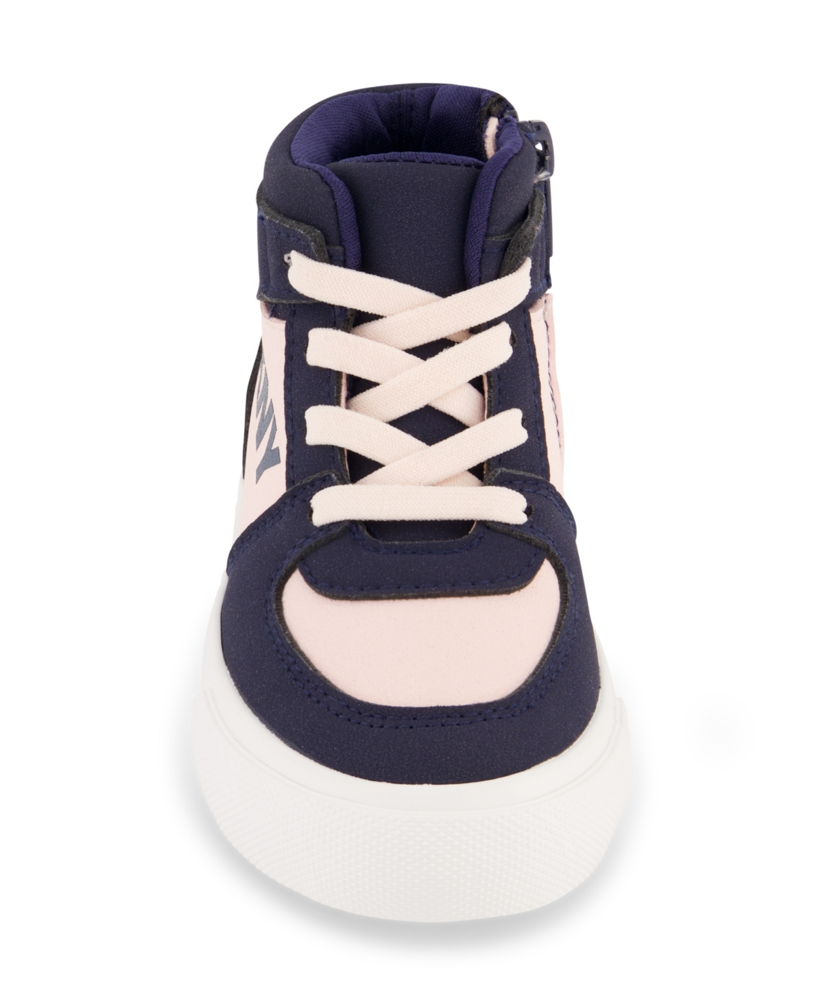 Dkny Toddler Girls Amelia Alice High Top Sneaker In Navy