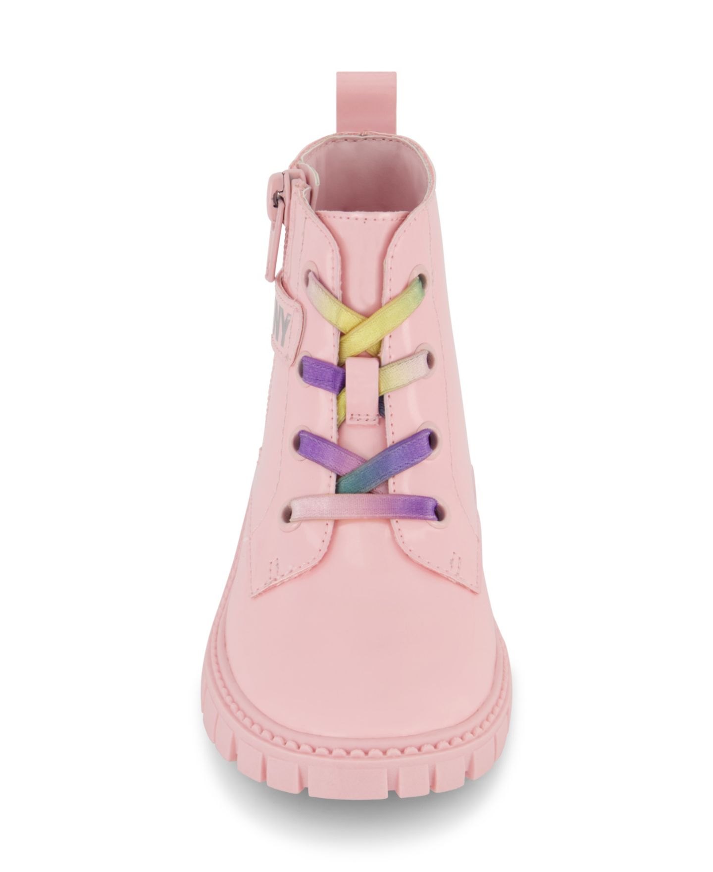 Ботинки DKNY Carrie Side Zipper Lug Boot для девочек-малышей, цвет: Чёрный — фото 10