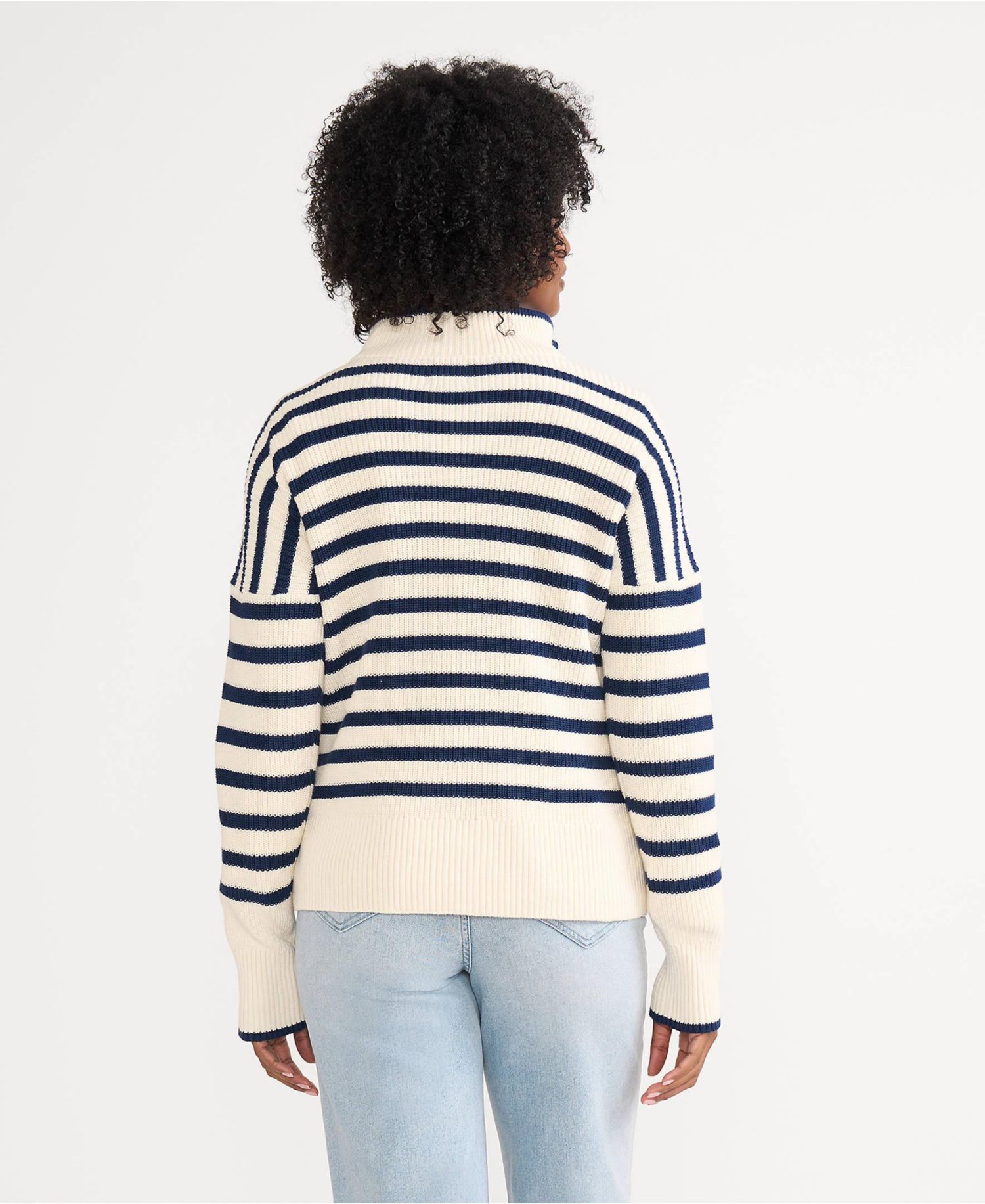 Women's Drifter Cotton Quarter Zip Pullover Sweater