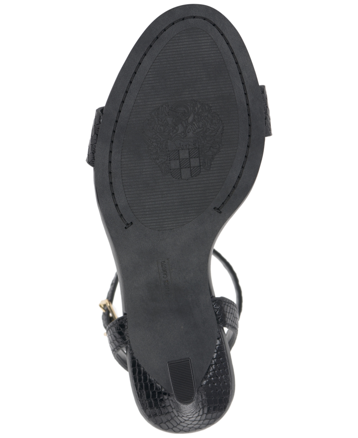 Shop Vince Camuto Women's Penelopy Dress Sandals In Black Leather