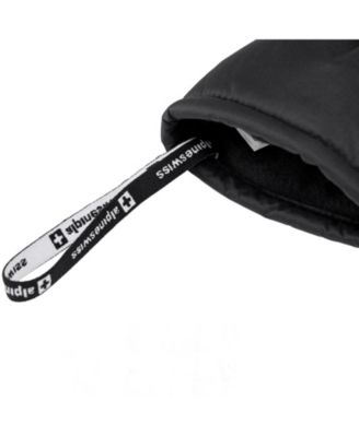 Men's Waterproof Snow Gloves Zipper Pockets Winter Sport Mittens