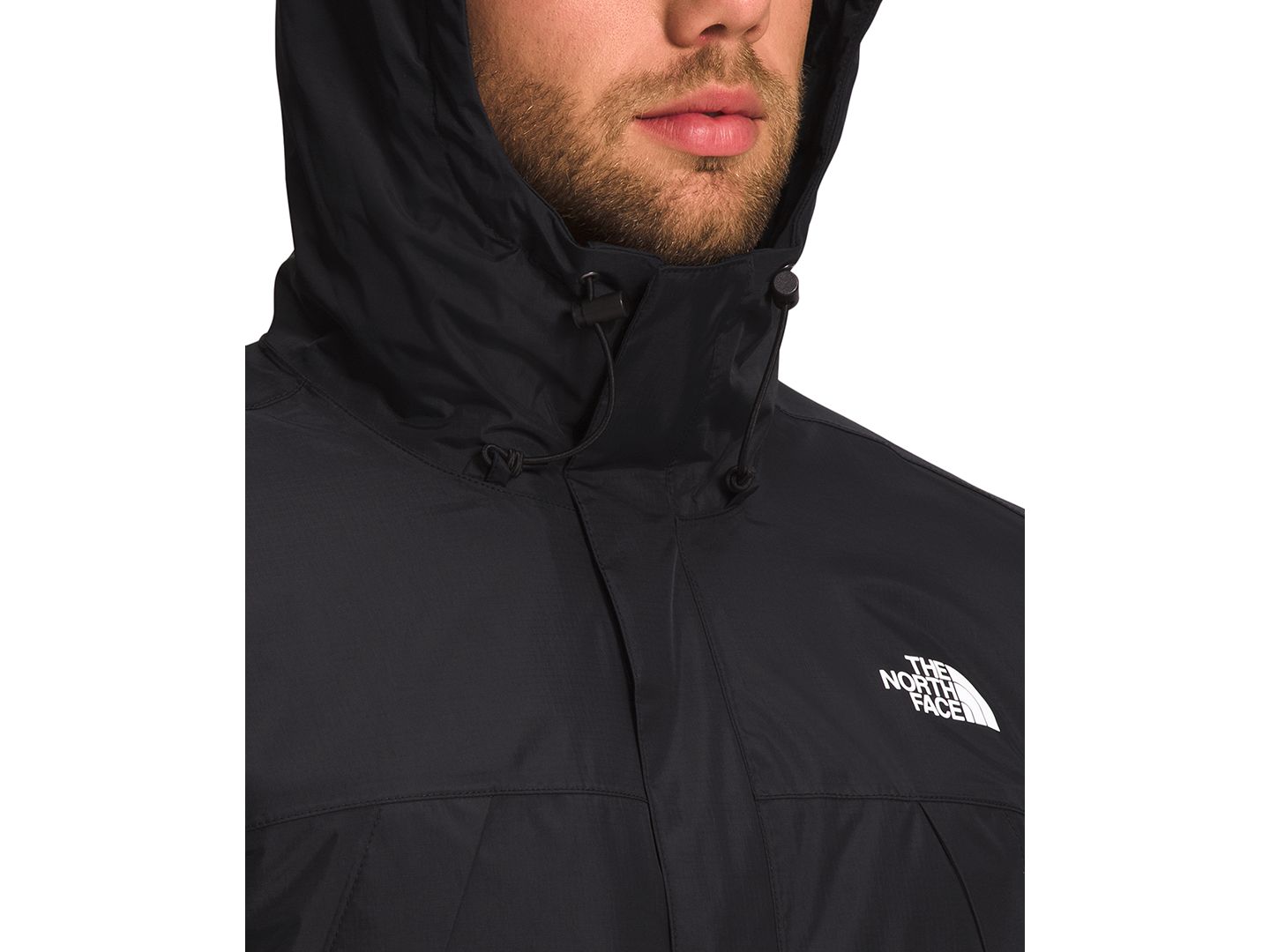 Мужская куртка The North Face Antora Triclimate All-Weather, цвет: Ракушечный чёрный / Серый — фото 4