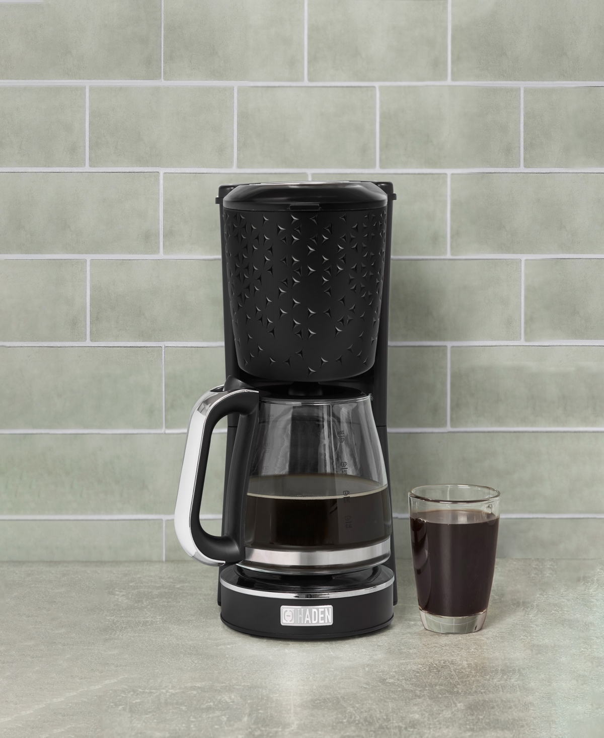 Haden Starbeck 10 Cup Drip Coffee Maker In Black,chrome