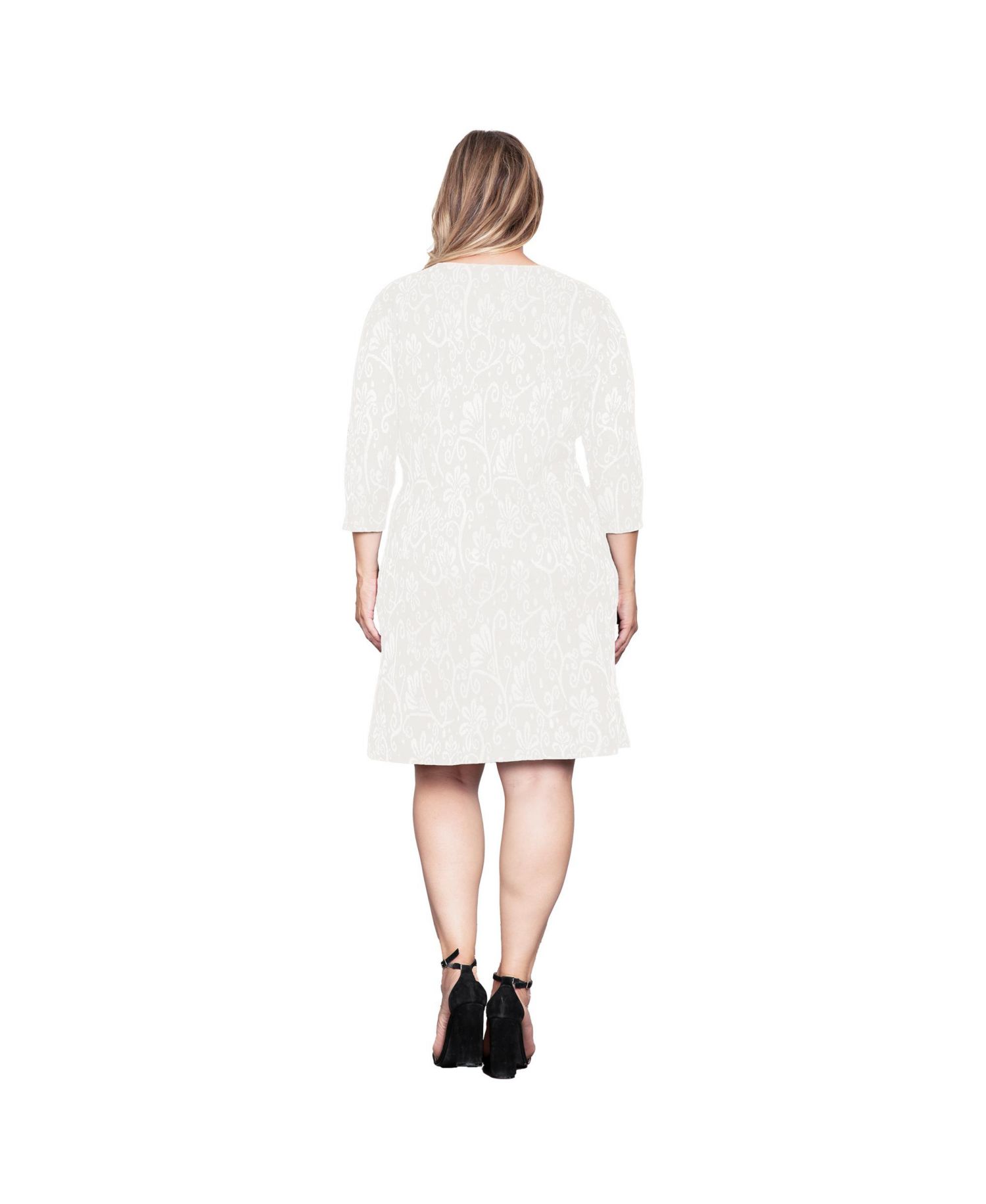 Women's Floral Crochet Mini Dress