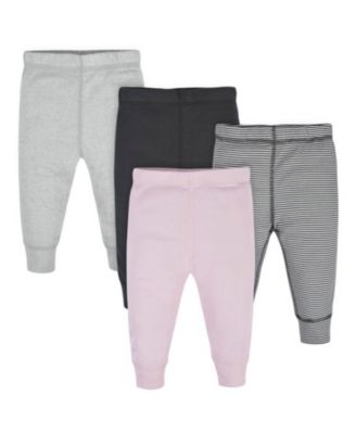 Baby Girls Active Pants, 4 Pack