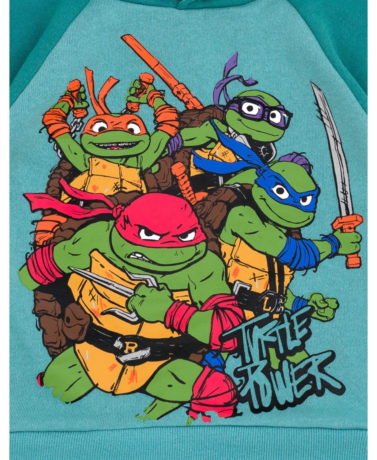 Teenage Mutant Ninja Turtles Boys Fleece Pullover Hoodie and Pants Outfit Set to (2T - 18-20)