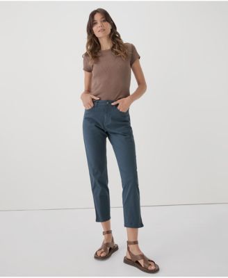 Women's Organic Cotton Stretch Twill Denim Slim Pant
